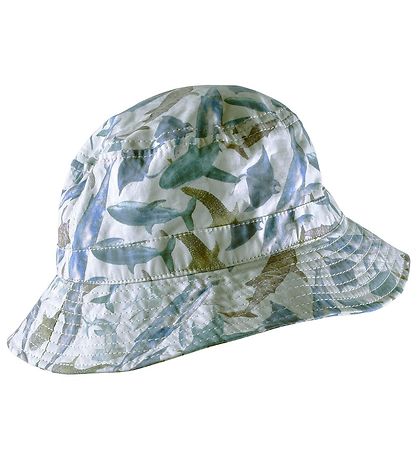 Mikk-Line Bucket Hat - Metal w. Sharks Mikk-Line Bucket Hat - Metal w. Sharks