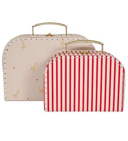 OYOY Cardboard Suitcase - 2 pcs - Yellow OYOY Cardboard Suitcase - 2 pcs - Yellow
