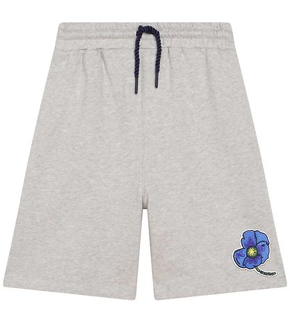 Kenzo Sweatshorts - Exklusive Edition - Grau gepunktet m. Blaue 