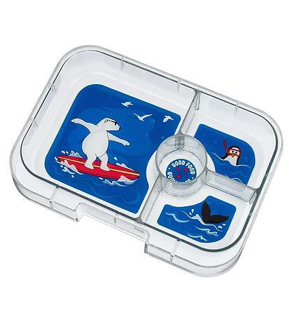 Yumbox Lunchbox w. 4 Rooms - Bento Panino - Surf Blue
