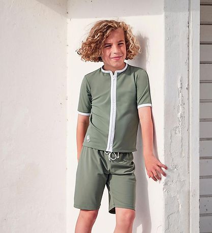 Petit Crabe Badeshirt - Salo - UV50+ - Army