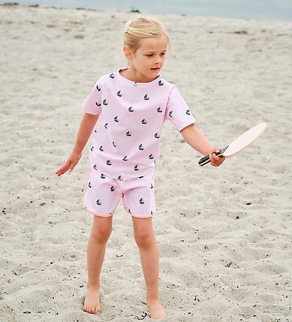 Petit Crabe Swim Top - Luna - UV50+ - Rose Boat