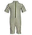 Petit Crabe Coverall Swimsuit - Natsu - UV50+ - Army Stripes