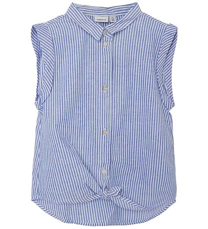 Name It Skjorta - Nej - NkfFemma - Dusty Blue