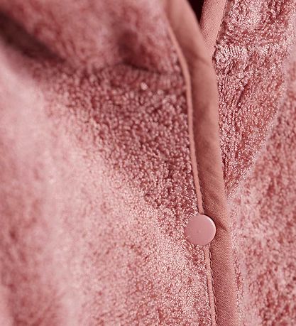 Pippi Baby Bademantel - Alt Rose m. Ohren