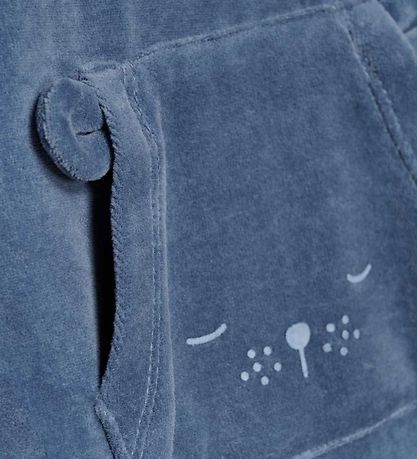 Fixoni Romper w. Bodysuit l/s - Velvet - Blue Fushion