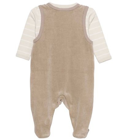 Fixoni Romper w. Bodysuit l/s - Velvet - Dune