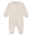Fixoni Nightsuit - Oatmeal Striped Fixoni Nightsuit - Oatmeal Striped