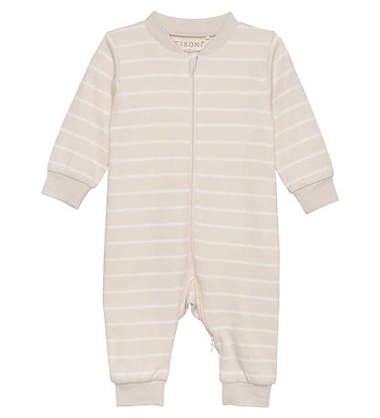Fixoni Nightsuit - Oatmeal Striped