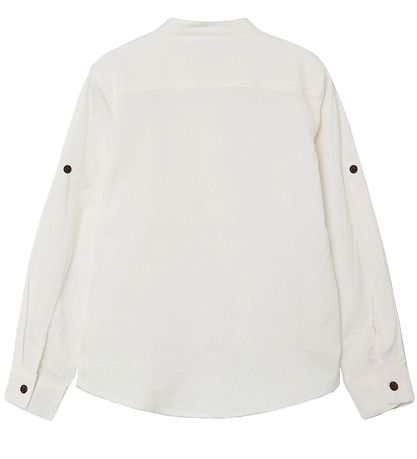 Name It Shirt - NkmFish - White Alyssum/Solid
