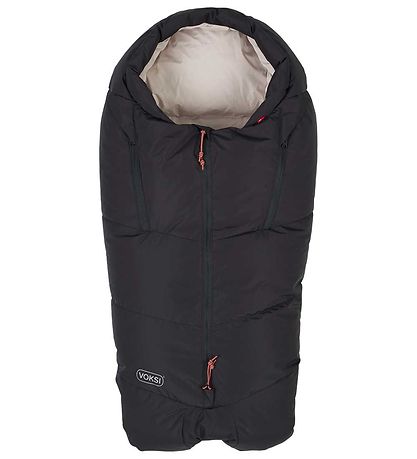 Voksi Footmuff - Adventure North - Black/Seashell Sand