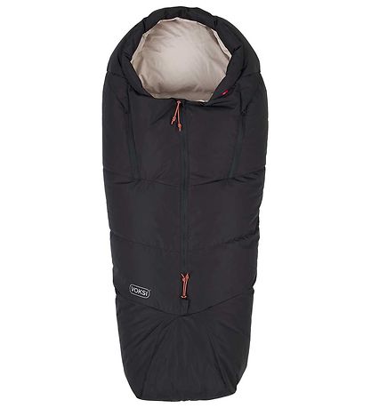 Voksi Footmuff - Adventure North - Black/Seashell Sand