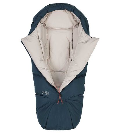 Voksi Footmuff - Adventure North - Poppy Blue/Seashell Sand Voksi Footmuff - Adventure North - Poppy Blue/Seashell Sand