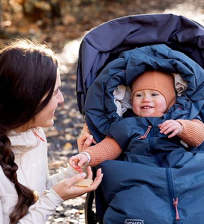 Voksi Footmuff - Adventure - Poppy Blue/Seashell Sand Voksi Footmuff - Adventure - Poppy Blue/Seashell Sand