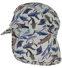 Mikk-Line Swim Hat - Metal w. Sharks Mikk-Line Swim Hat - Metal w. Sharks