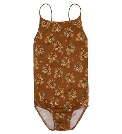 Christina Rohde Uimapuku - Ruskea, Kukat Christina Rohde Uimapuku - Ruskea, Kukat