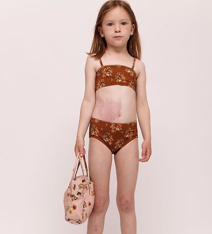 Christina Rohde Bikini - Brun m. Blomster Christina Rohde Bikini - Brun m. Blomster