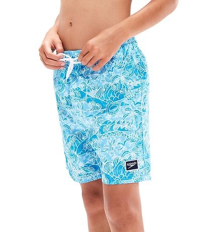 Speedo Swim Shorts - Printed - Blue Speedo Swim Shorts - Printed - Blue