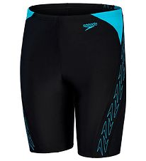 Caleçons de Bain Speedo - Hyper Boom Splice Mauvais - Noir/Bleu