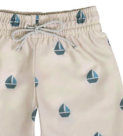 Petit Crabe Badshorts - Alex - UV50+ - Sand Båt