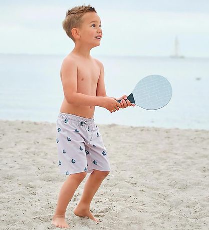 Petit Crabe Badshorts - Alex - UV50+ - Sand Båt