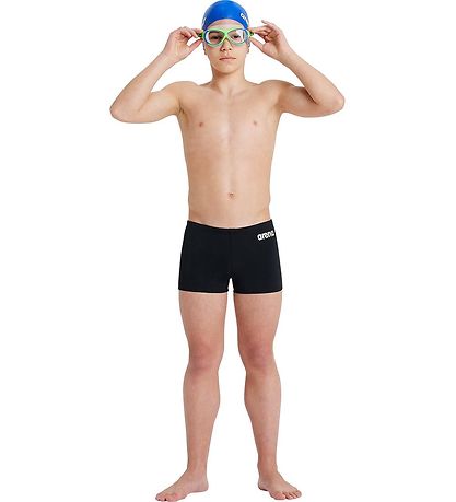 Caleçons de Bain Arena - Garçon Team Natation Short - Noir