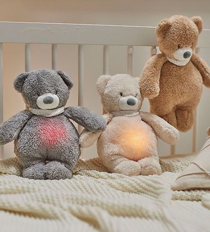 Nattou Sleeping teddy bear w. Night light/Sound - Sleepy Dog - 3 Nattou Sleeping teddy bear w. Night light/Sound - Sleepy Dog - 3