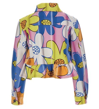 Moschino Denim Jacket - Cropped - Pink Flowers