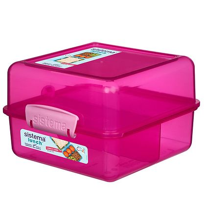 Boîte à Repas Sistema - Lunch Cube - 1,4 L - Rose Boîte à Repas Sistema - Lunch Cube - 1,4 L - Rose