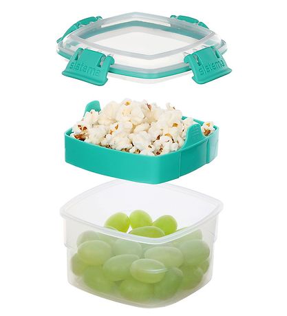 Sistema 도시락통 - 스낵 투 고 - 400ml - 청록색