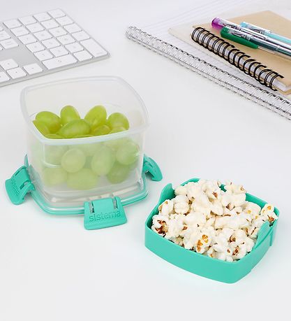 Sistema 도시락통 - 스낵 투 고 - 400ml - 청록색