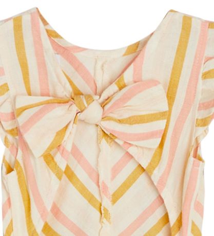 Hust and Claire Dress - Ketti - White w. Stripes