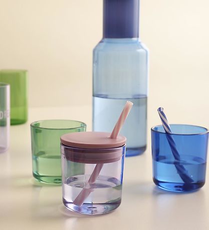 Design Letters Lid/Straws - Purple