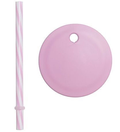Design Letters Lid/Straws - Purple