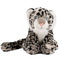 Living Nature Knuffel - 20x17 cm - Sneeuwluipaard - Wit/Zwart Living Nature Knuffel - 20x17 cm - Sneeuwluipaard - Wit/Zwart