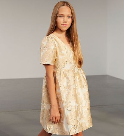 Filles Robe Sofie Schnoor - Crème av. Or