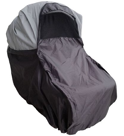 BabyDan Rain Cover To Pram - 100 cm - Black w. Reflex