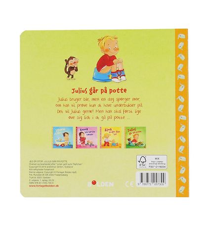 Forlaget Bolden Boek - Ik ben Groot - Julius gaat naar Potje Forlaget Bolden Boek - Ik ben Groot - Julius gaat naar Potje