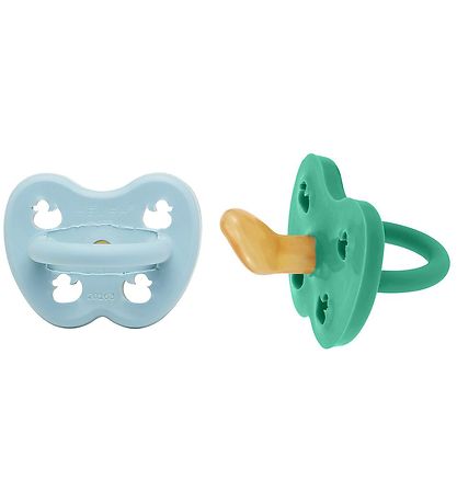 Hevea Pacifiers - 3-36 Mths. - 2-Pack - Natural Rubber - Maya Bl