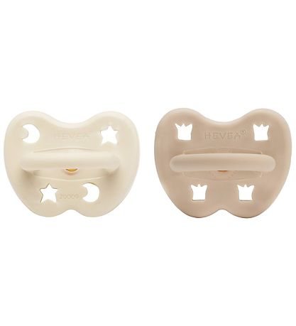 Tétine Hevea - 3-36 Mois - 2 Pack - Caoutchouc Naturel - Laiteux