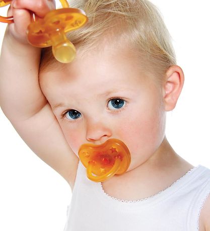 Hevea Dummies - 3-36 Mths. - 2-Pack - Natural Rubber - Milky Whi
