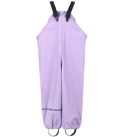 CeLaVi Rainwear w. Suspenders - Recycled PU - Purple Rose