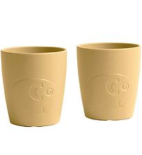 Sebra Cups - 2-Pack - Wheat Yellow Sebra Cups - 2-Pack - Wheat Yellow