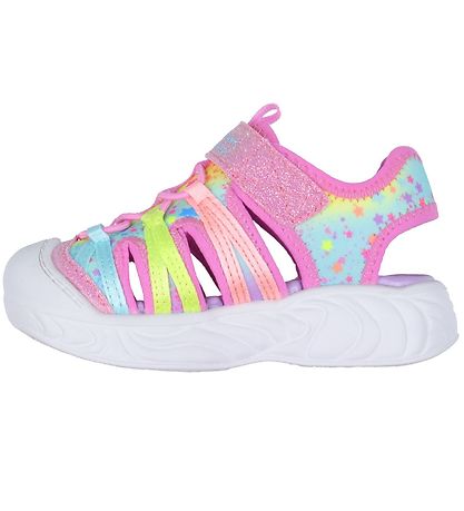 Skechers Sandaler m. Lys - Unicorn Dreams Explorer - Rosa/Multi
