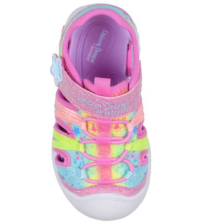 Skechers Sandaler m. Lys - Unicorn Dreams Explorer - Rosa/Multi