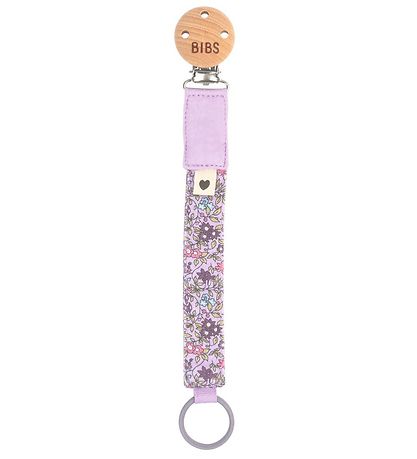 BIBS X Liberty Pacifier Clip - Flowers - Violet Sky