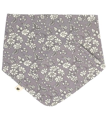 Bibs X Liberty Teething Bib - Bandana - Flowers - Fossil Grey Bibs X Liberty Teething Bib - Bandana - Flowers - Fossil Grey