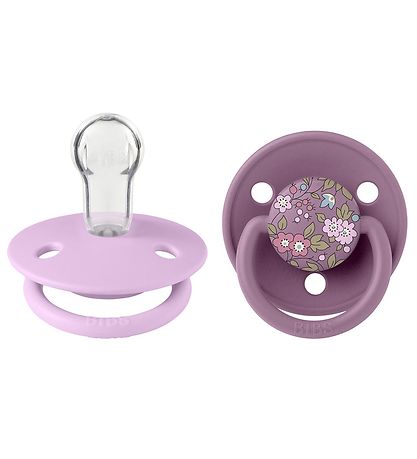 BIBS X Liberty De Lux Pacifiers - 2-Pack - Round - Chamomile Law