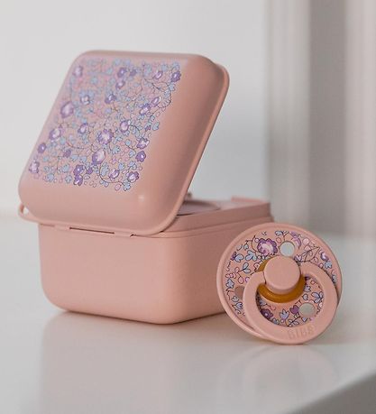 BIBS X Liberty Fopspeendoosje - 7x5 cm - Blush BIBS X Liberty Fopspeendoosje - 7x5 cm - Blush