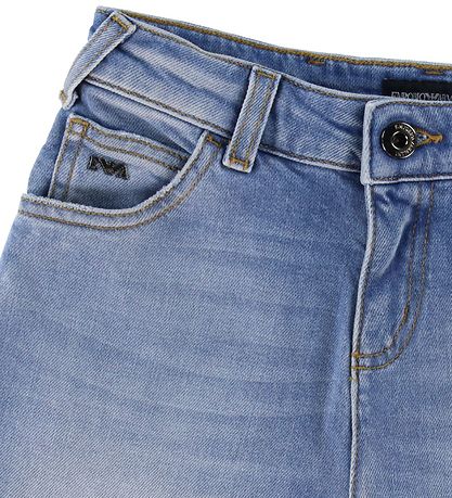 Emporio Armani Shorts - Denim - Light Blue